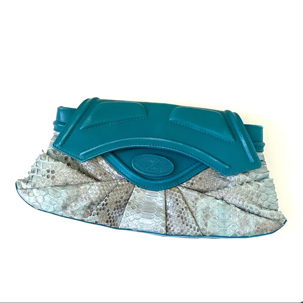 Zac Posen Python Clutch - image 1